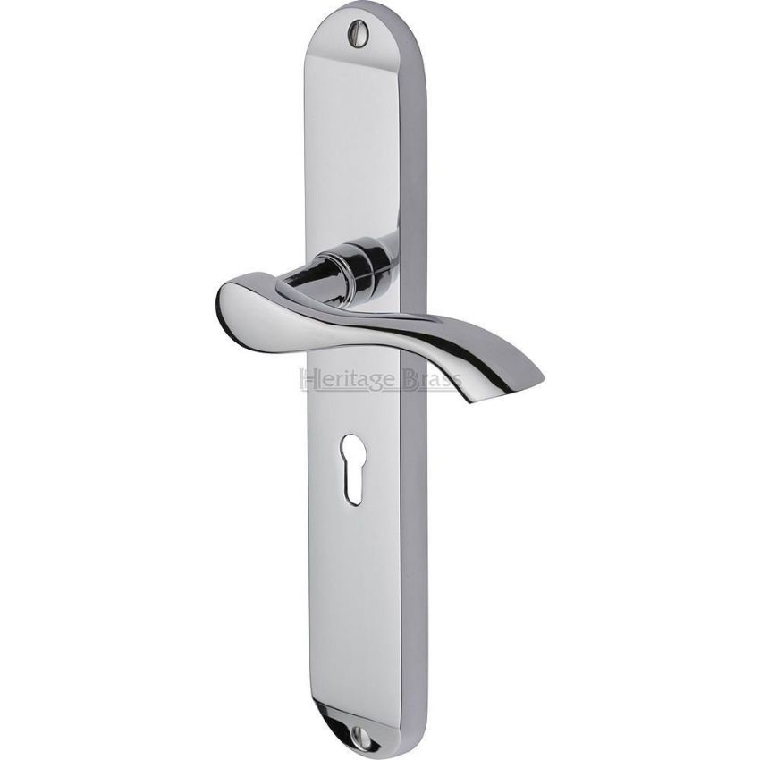 Picture of Algarve Long Plate Lock Handle - MM7200PC