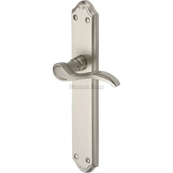 Picture of Verona Long Plate Latch Door Handle - Mm827Sn Picture of Verona Long Plate Latch Door Handle - Mm827Sn