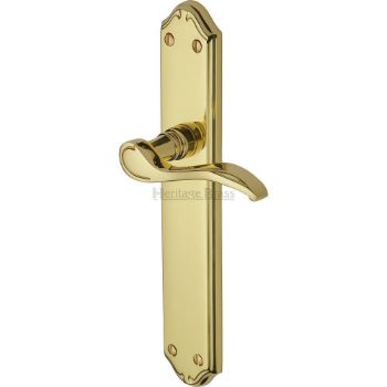 Picture of Verona Long Plate Latch Door Handle - Mm827Pb Picture of Verona Long Plate Latch Door Handle - Mm827Pb