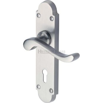 Savoy Satin Chrom Lock Handle, S600SC Savoy Satin Chrome Lock Handle, S600SC