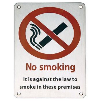 Large No Smoking Sign (engraved) Picture of Large No Smoking Sign (engraved)
