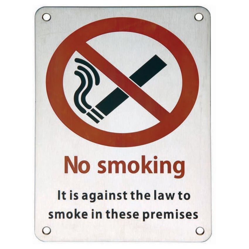 Picture of Large No Smoking Sign (engraved)