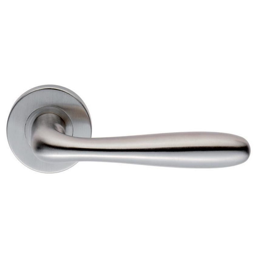 Picture of Stainless Steel Bulb Door Handle on Sprung Rose - CSL1127SSS
