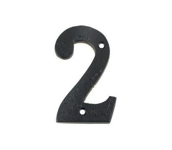 Picture of Antique Black Numerals - FFN00