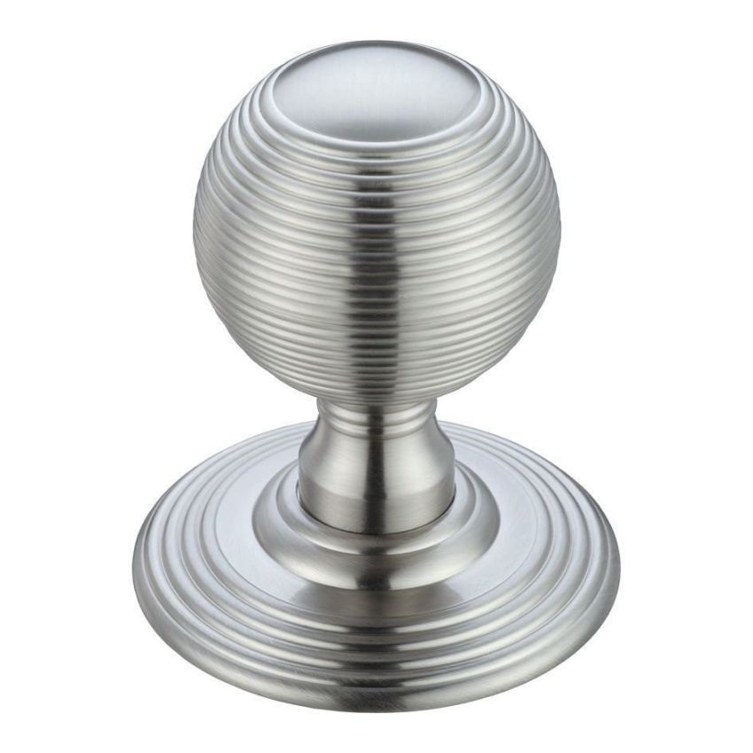 Picture of Fulton and Bray Reeded Mortice Door Knobs - FB306SC