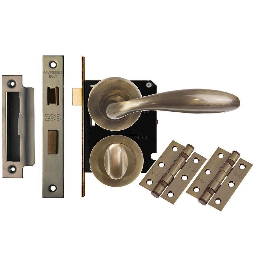 Picture of Bronze Verona Bathroom Door Pack - DPVERWC