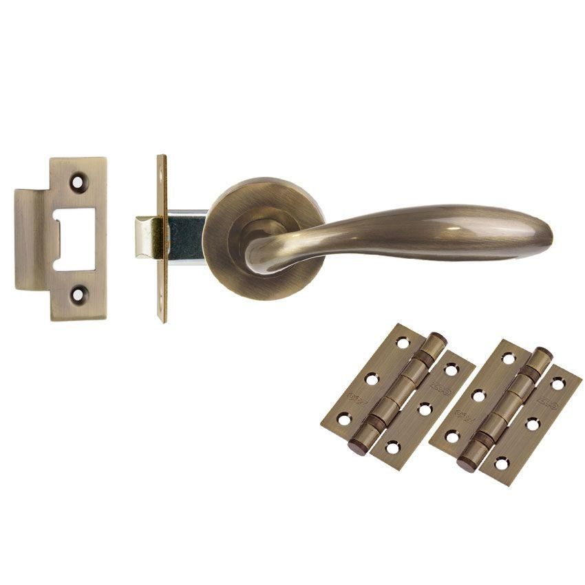 Picture of Bronze Verona Latch Door Handle Pack - DPVERLT