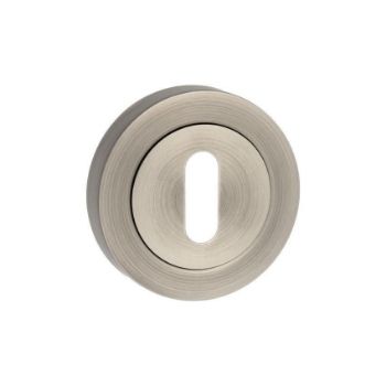 Standard profile key hole cover in matt gun metal Standard profile key hole cover in matt gun metal