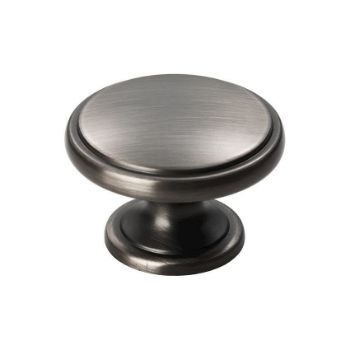 Oxford Gun Metal Finish Cabinet Door Knob