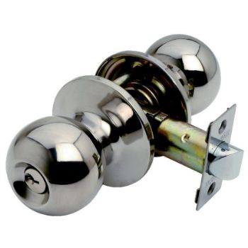 Bala Entrance Knobset in Polished Stainless Steel Bala Entrance Knobset in Polished Stainless Steel