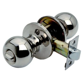 Bala Privacy Knobset in Polished Stainless Steel Bala Privacy Knobset in Polished Stainless Steel