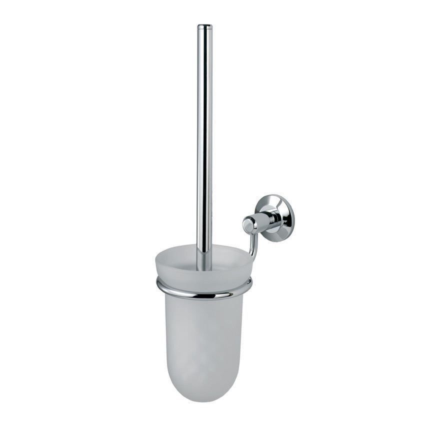 Picture of De L'eau Tempo Glass Toilet Brush Holder - LW14CP