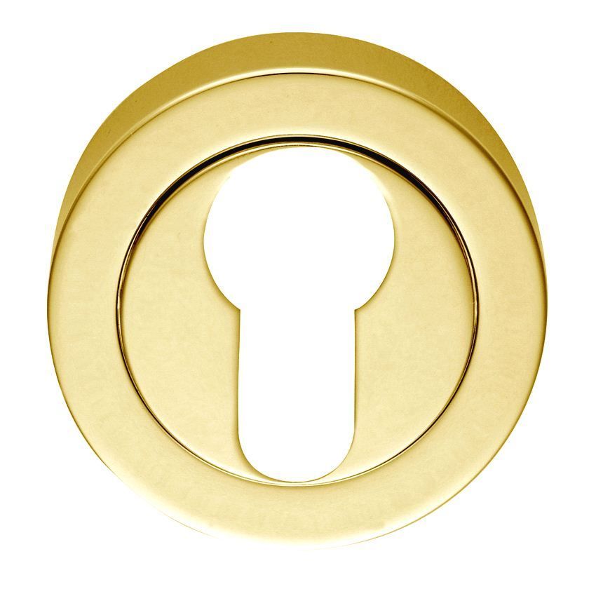 Picture of Euro Profile Escutcheon in polished brass- AA1