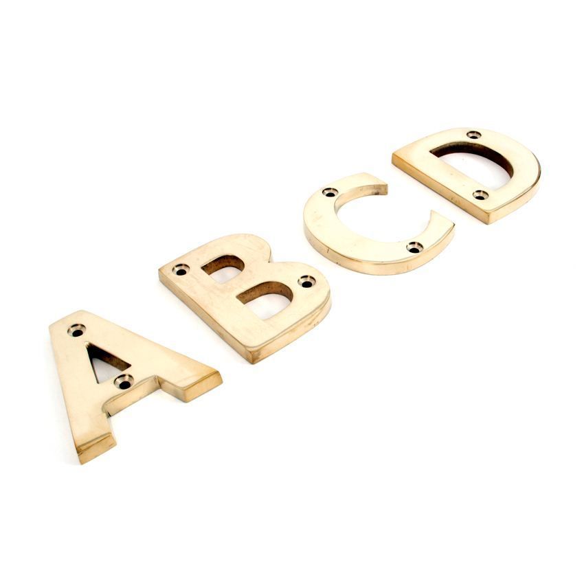 Picture of From Anvil Polished Brass Letters - 83801