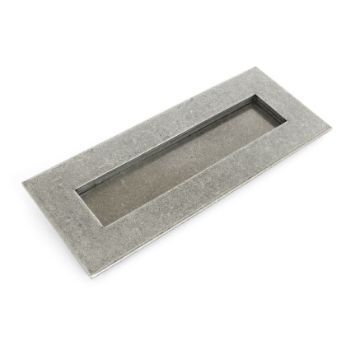 Picture of 266 x 110mm Pewter Letter Plate - 33058