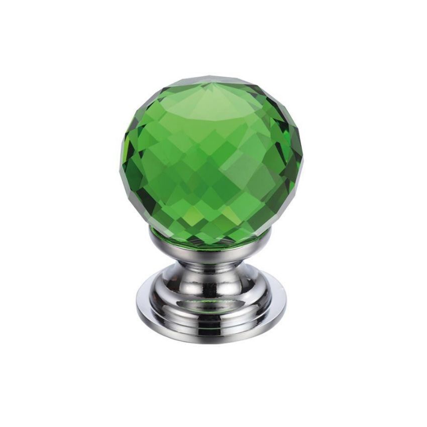 Picture of Faceted Glass Ball Cabinet Knob - FCH03BCPG