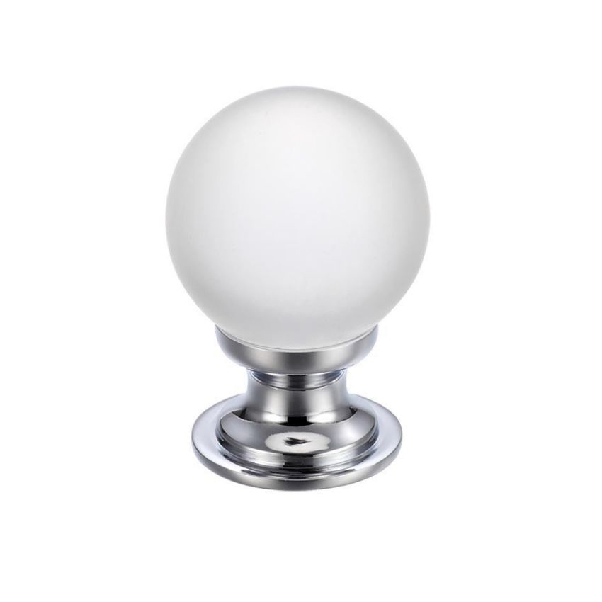 Picture of Frosted Glass Ball Cabinet Knob - FCH04BCP
