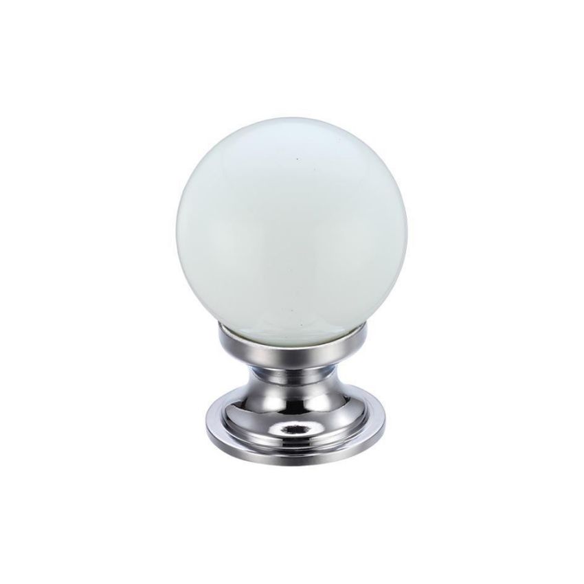 Picture of Glass Ball Cabinet Knob - FCH02ACPWH