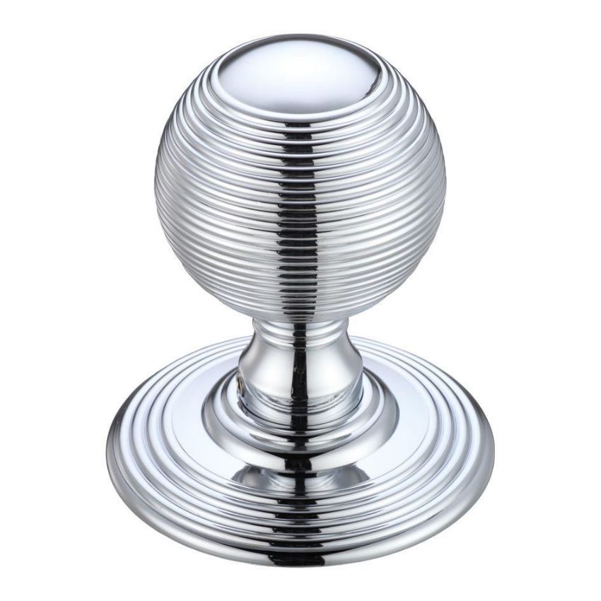 Picture of Fulton and Bray Reeded Mortice Door Knobs - FB306CP