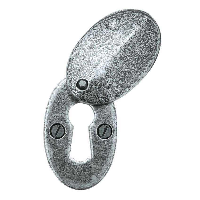 Picture of Pewter Oval Escutcheon & Cover - 33664