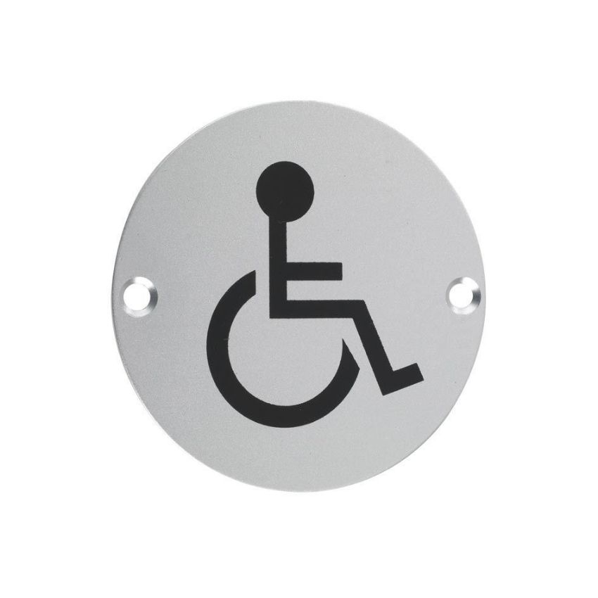 Picture of Aluminium Disabled Facilities Sign - ZSA07SA