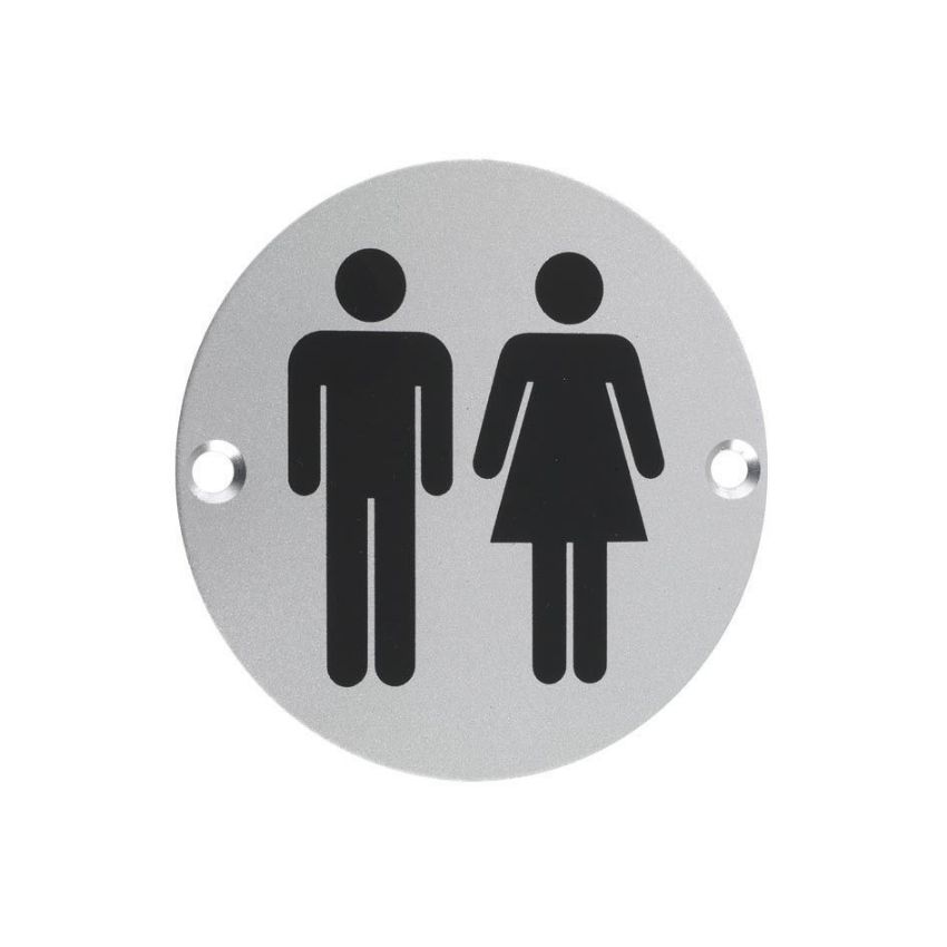 Picture of Aluminium Male and Female WC Door Sign - ZSA03SA