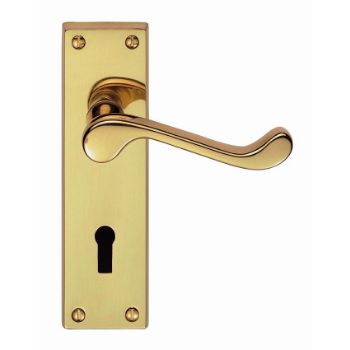 Picture of Victorian Scroll Lock Handle - DL54