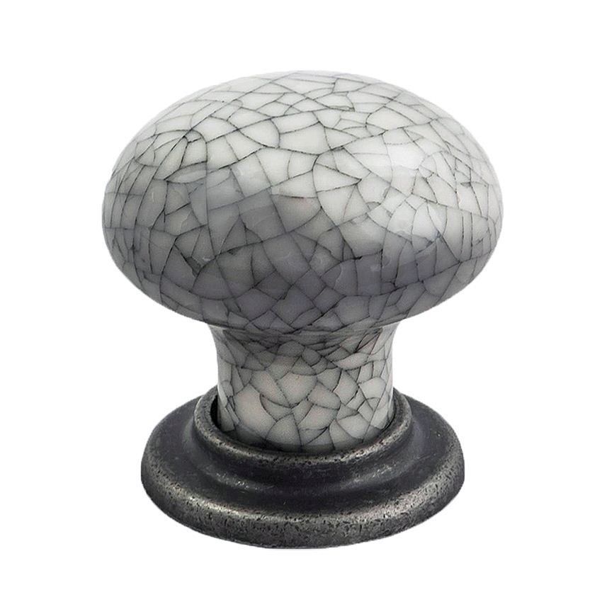 Picture of Porcelain Cupboard Knob With Finished Base - FTD630AASMC