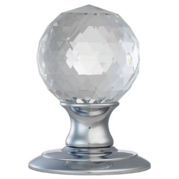 Picture of Delamain Facetted Crystal Door Knob - AC020CP
