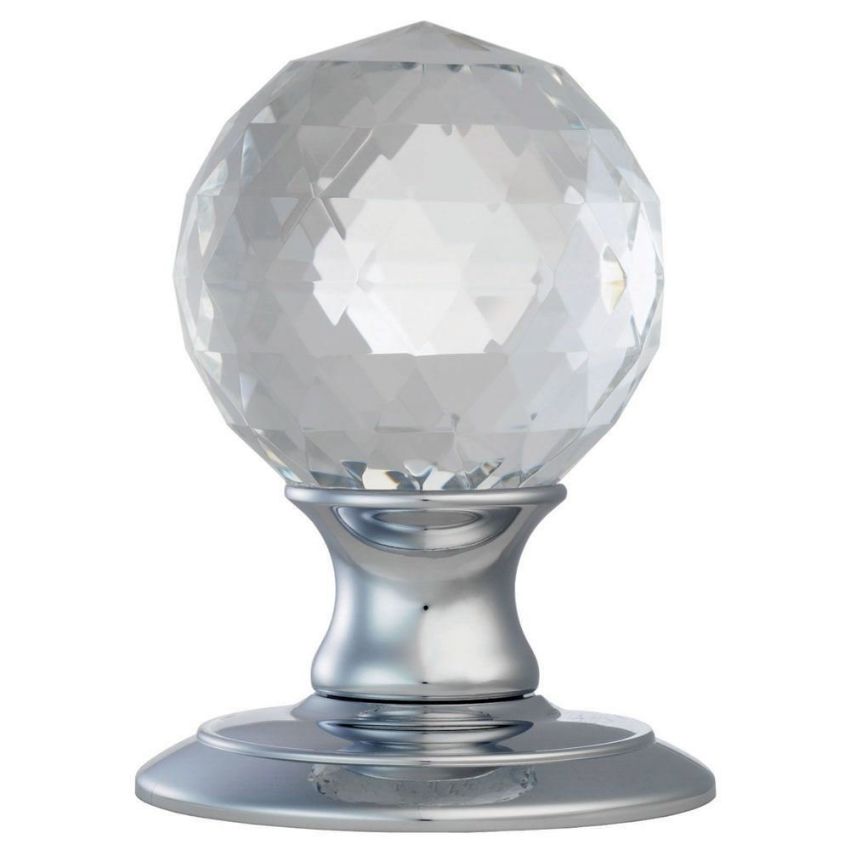 Picture of Delamain Facetted Crystal Door Knob - AC020CP