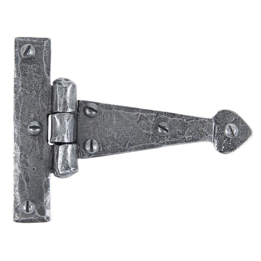 Picture of 4" Pewter Arrow Head T Hinge - 33774