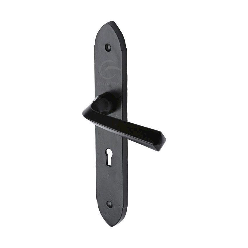 Picture of Smooth Black Grafton Lock Handle - FB4400