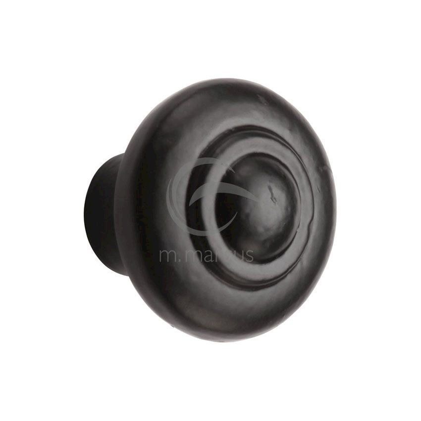 Picture of Smooth Black Bead Cabinet Knob - FB3985