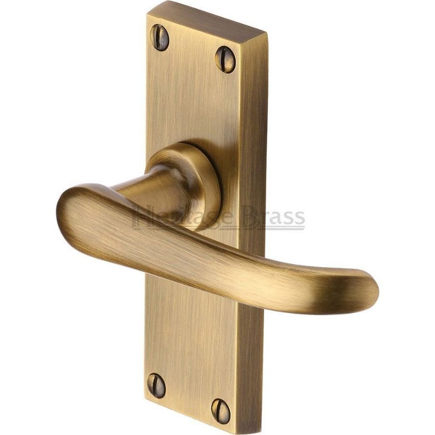 Picture of Windsor Short Plate Latch Door Handle - V710At