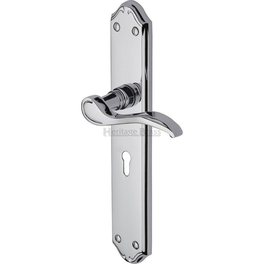 Picture of Verona Long Plate Lock Handle - MM824PC