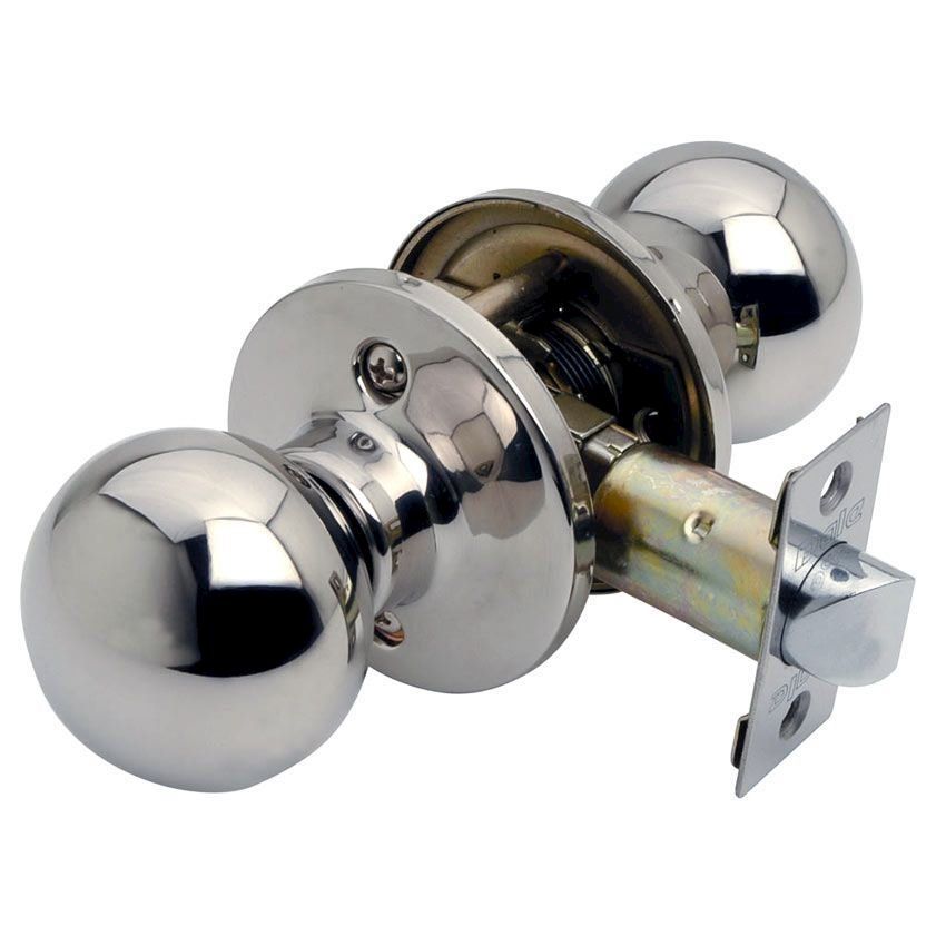 Bala Passage Knobset in Polished Stainless Steel