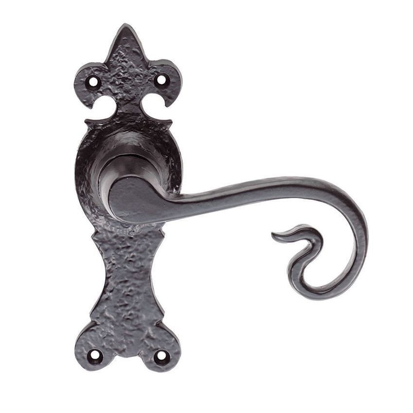 Picture of Curly Tail Black Door Handles - Lf5117