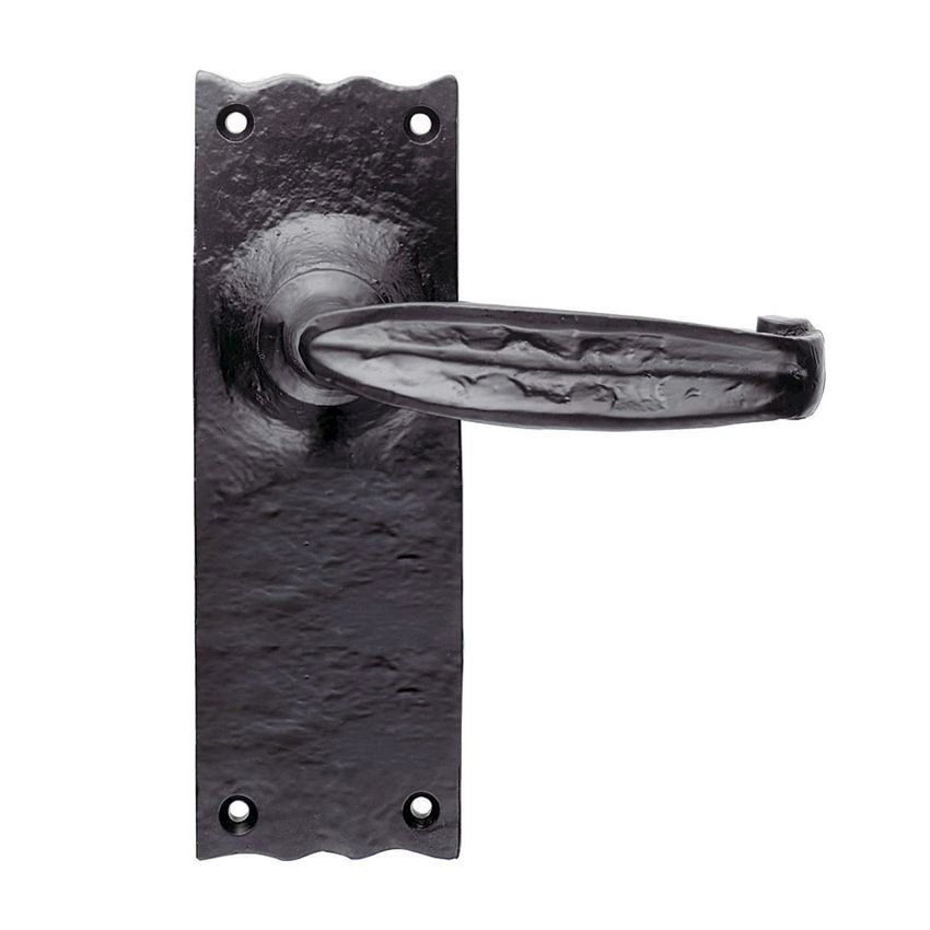Picture of Traditional V Black Door Handles - Lf5517