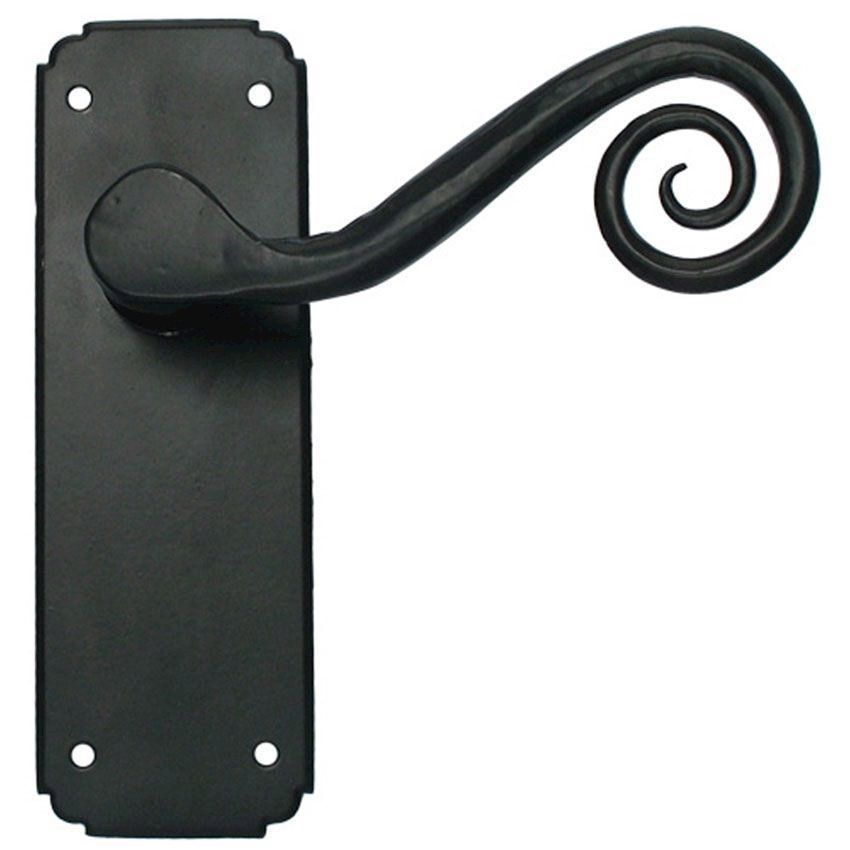 Picture of Black Monkeytail Black Door Handles - 33278