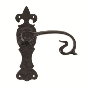 Curly Black Door Handles - 83694 Picture of Curly Black Door Handles - 83694