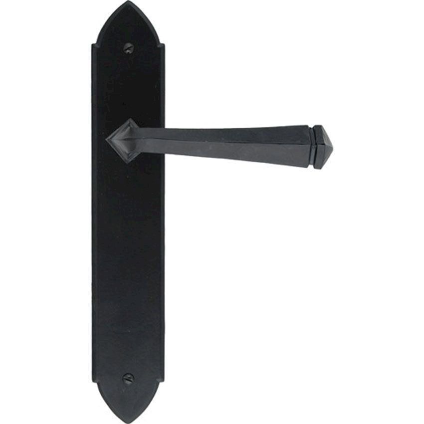 Picture of Gothic Black Door Handles - 33275