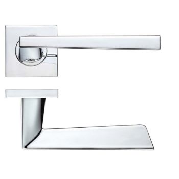 Picture of Lupus Door Handle on Square Rose - RMSQ020CP