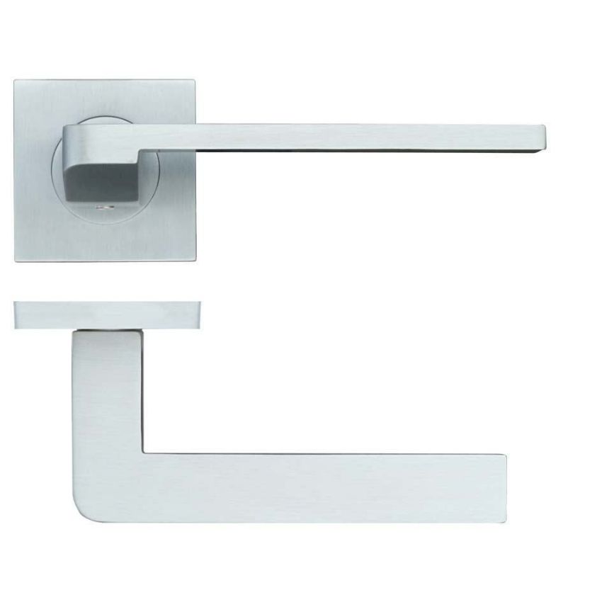 Picture of Maia Door Handle on Square Rose - RMSQ080SC
