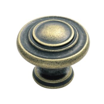Traditional Pattern Cupboard Knob - FTD515AB Picture of Traditional Pattern Cupboard Knob - FTD515AB