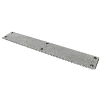 Plain Pewter Fingerplate - 33390 Picture of Plain Pewter Fingerplate - 33390