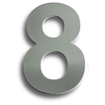 Picture of Extra Large Stainless Steel Numerals (Grade 316) - NUM10170SSS