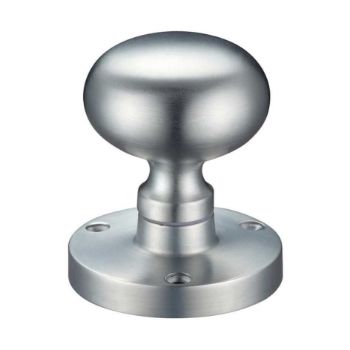 Mushroom Mortice Knobs - ZCB35SC Picture of Mushroom Mortice Knobs - ZCB35SC