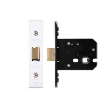 76MM SATIN STAINLESS STEEL FLAT LATCH