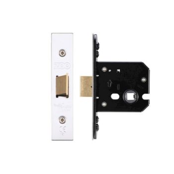 64MM SATIN STAINLESS STEEL FLAT LATCH
