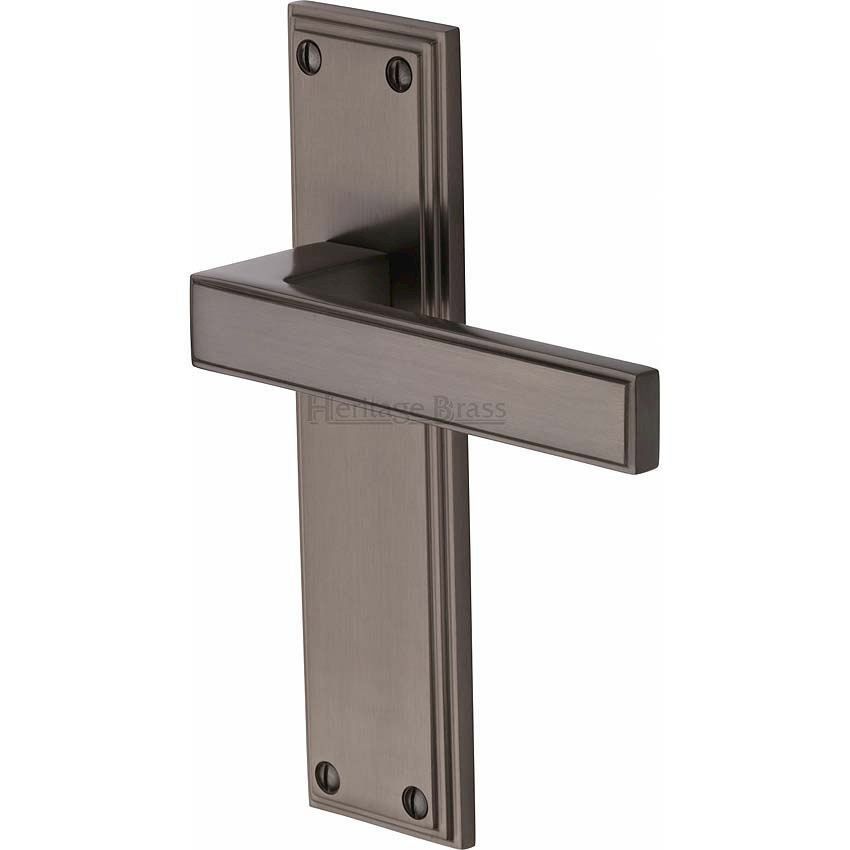 Picture of Atlantis Door Handle In Matt Bronze - ATL5710-MB